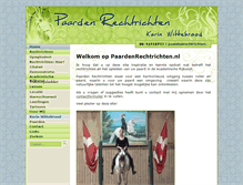 Tablet Screenshot of paardenrechtrichten.nl